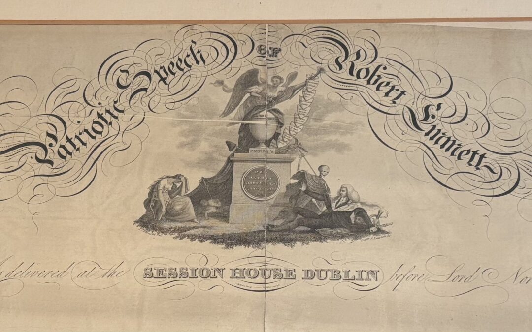 Archives Highlights: Robert Emmet’s Final Speech, Broadside