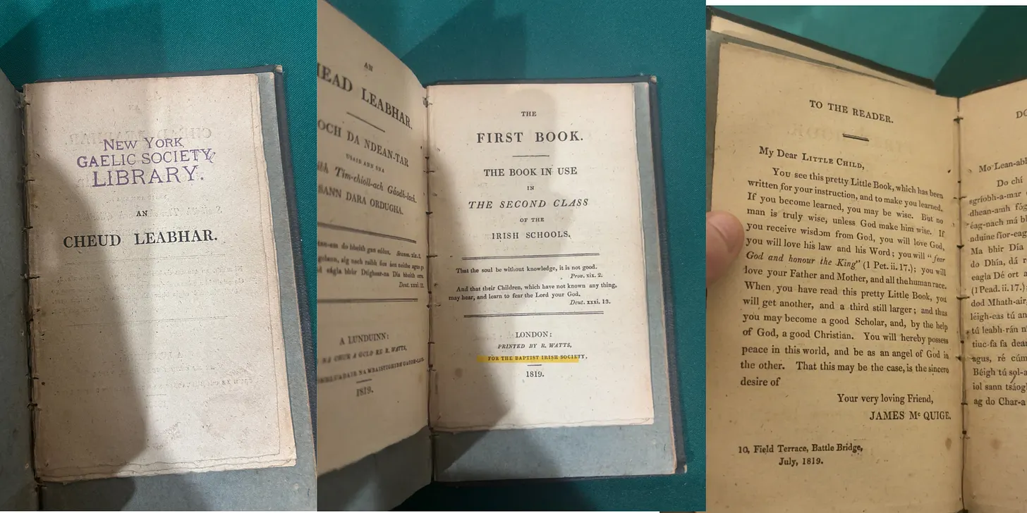 Irish Language and Anglican Conversions in a Handbound Book